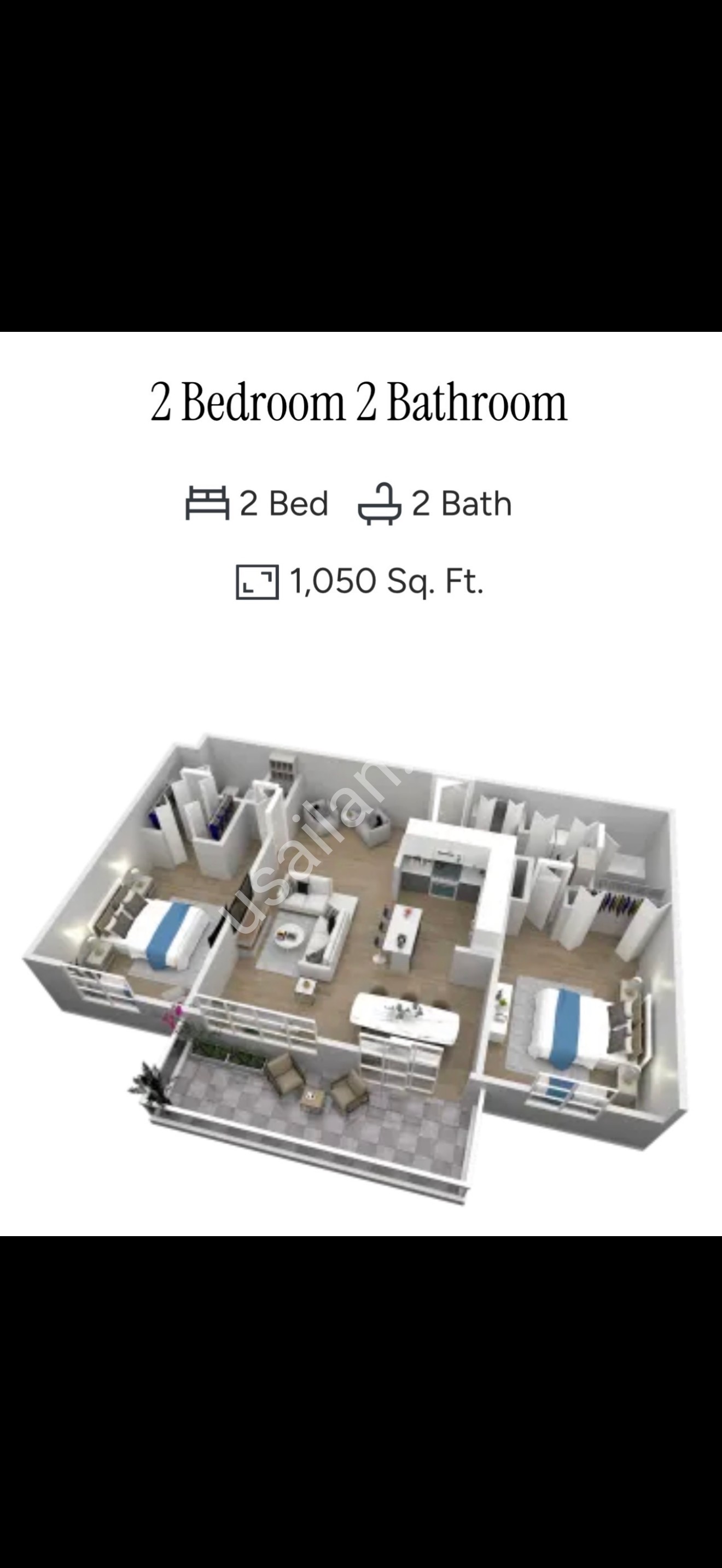 Philadelphia'da 2+2 apartman dairesi