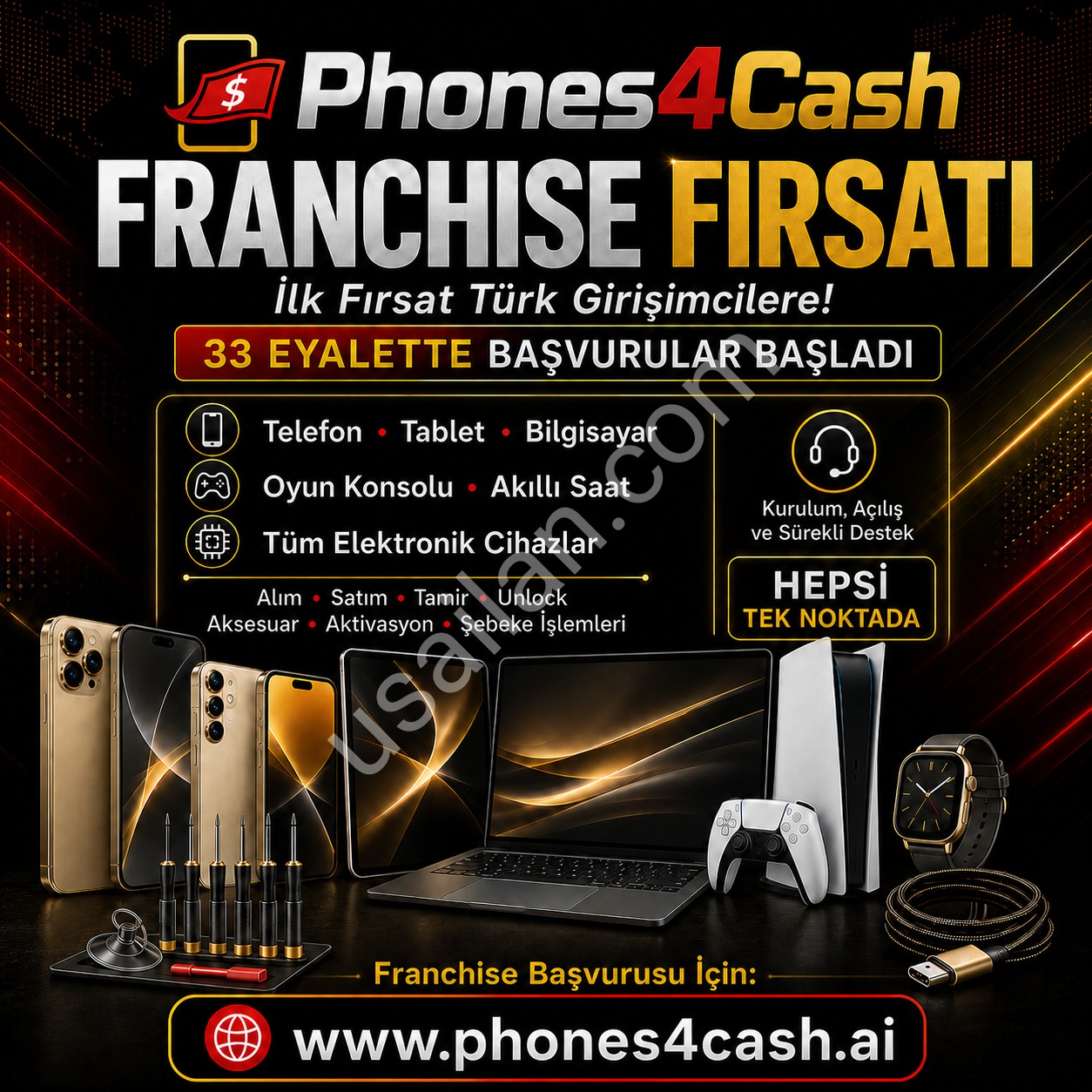 Phones4Cash Franchise Fırsatı