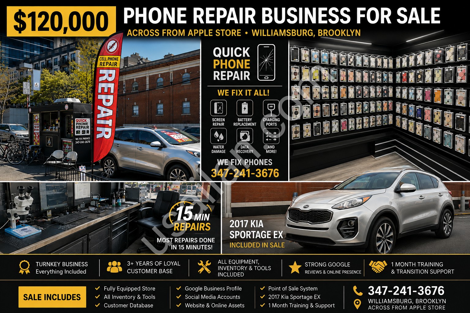 Established Phone Repair Business for Sale – Williamsburg Brooklyn