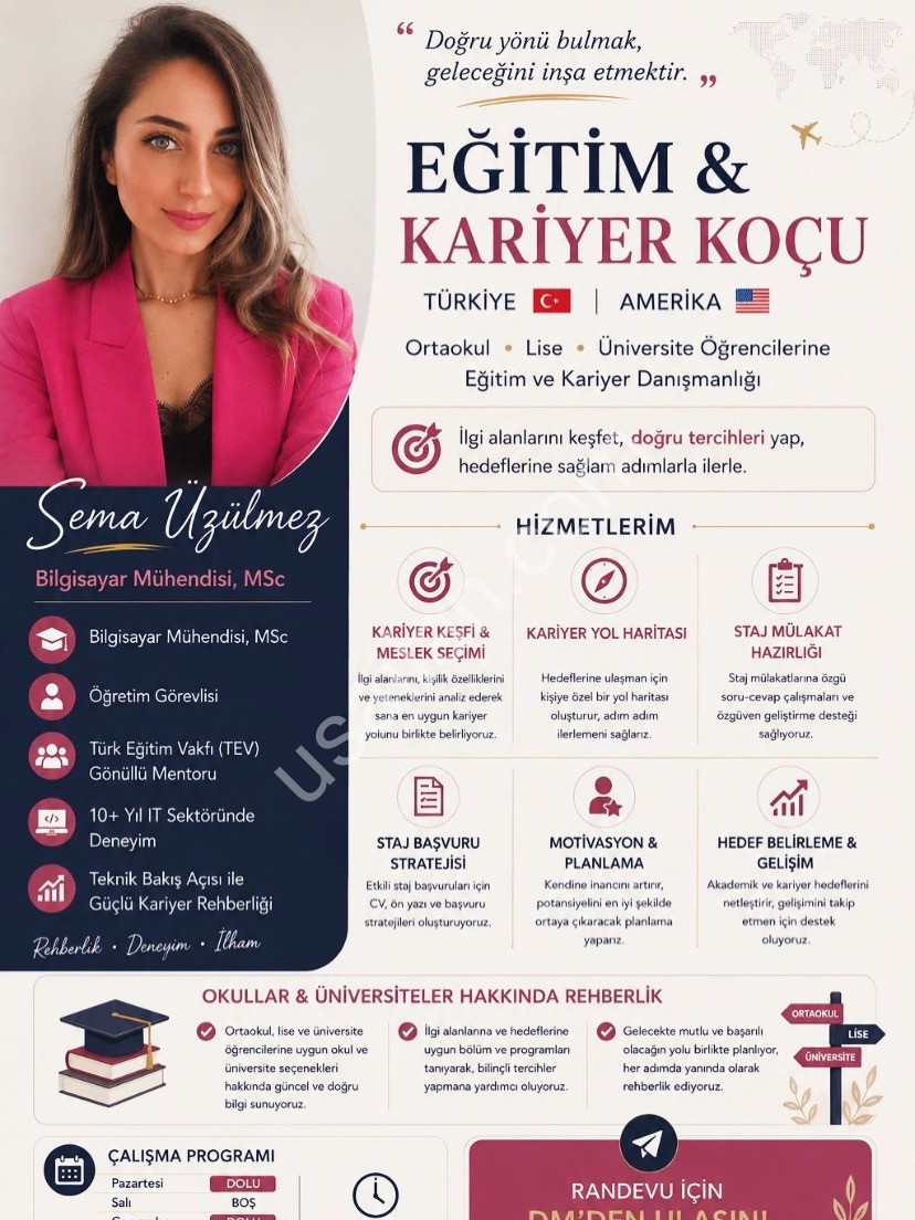 Eğitim ve Kariyer Danışmanlığı, koçluk