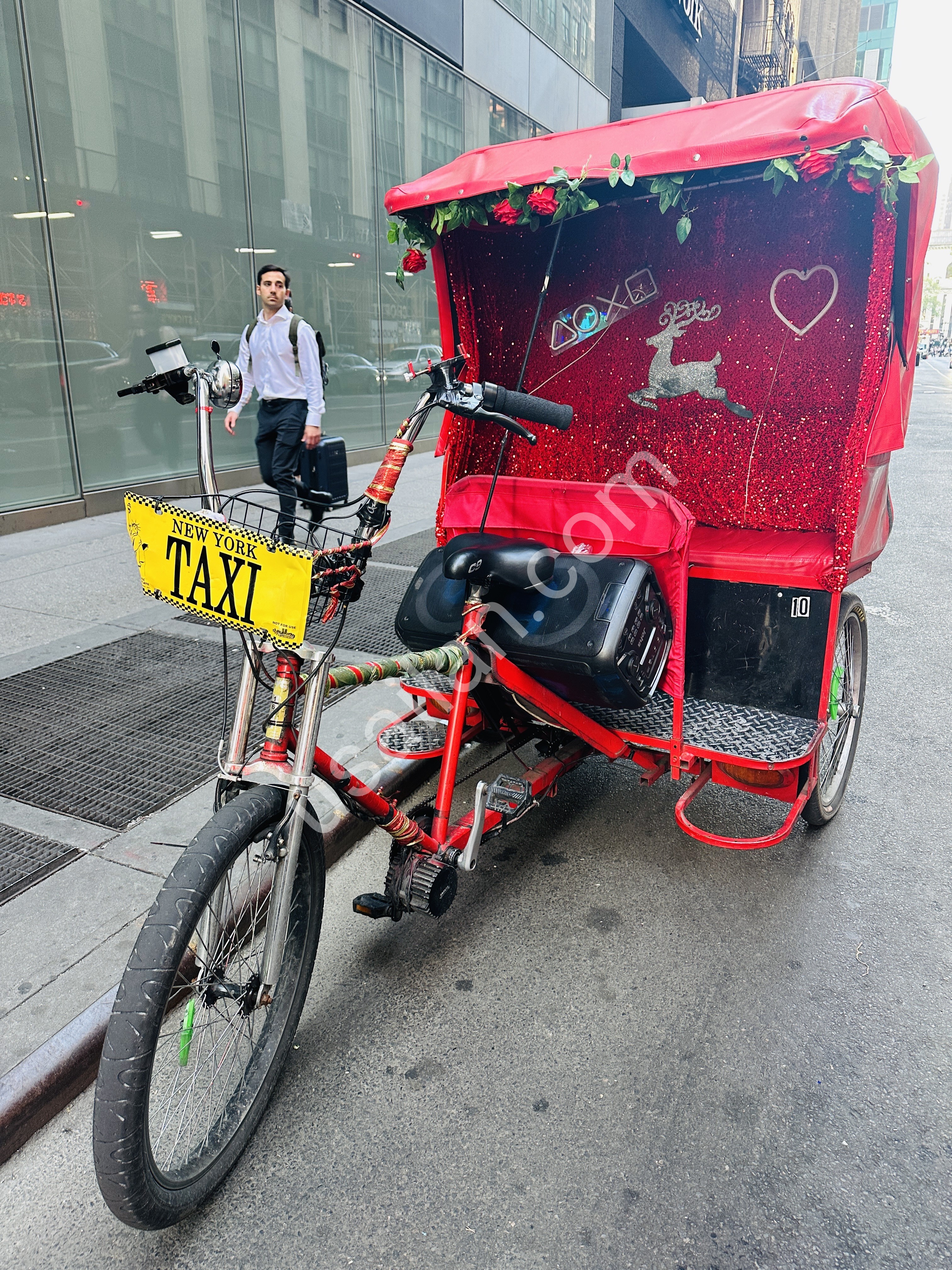New York'ta Pedicab Taxi