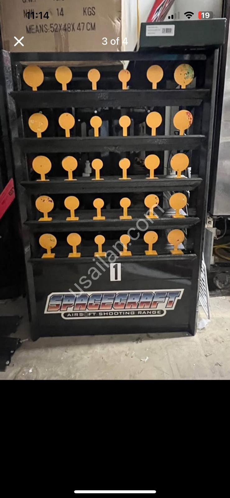 Airsoft Havalı Tüfek atışı icin uzaktan kumandalı otomatik düzeltilebilen target