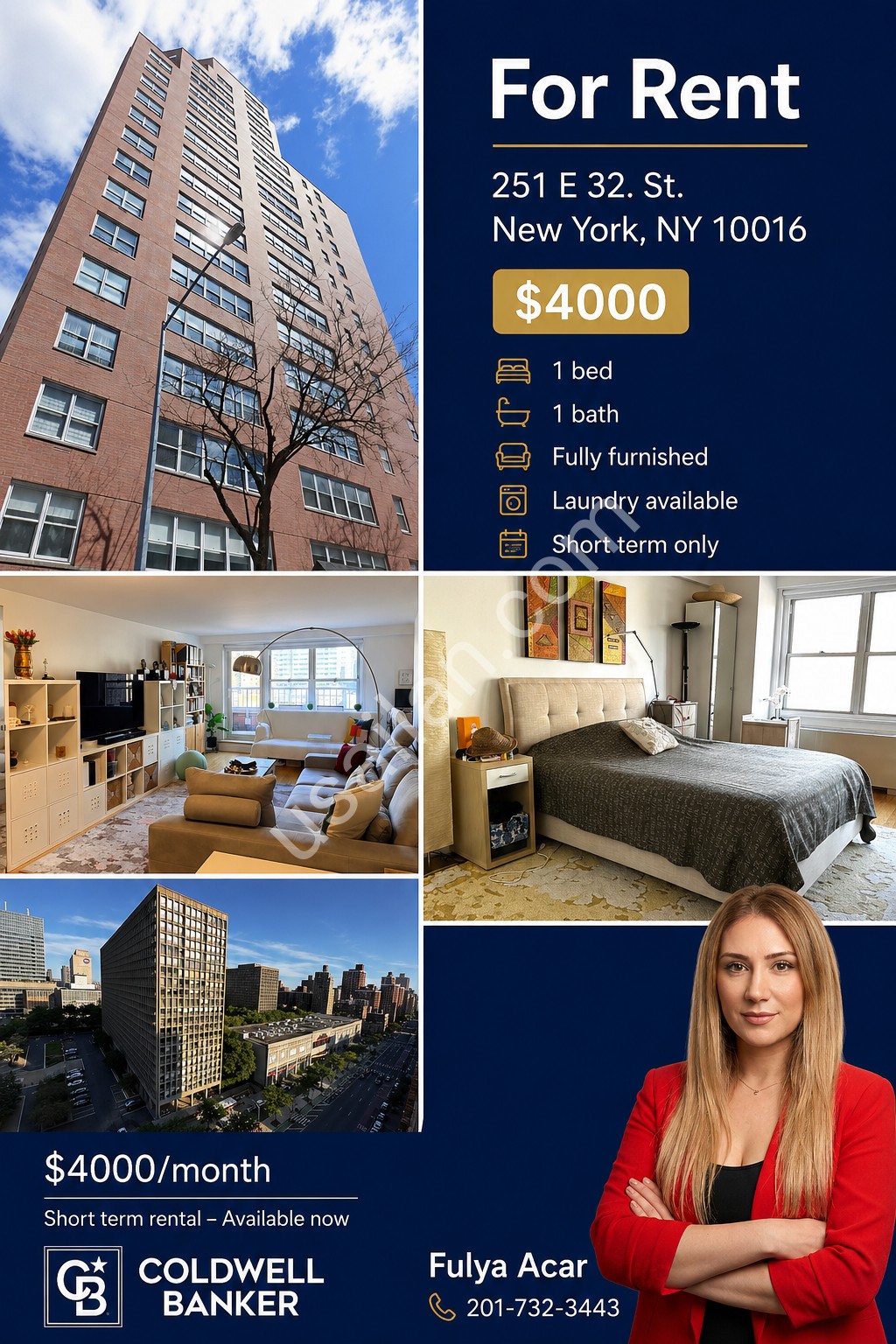 NYC'de Kiralık Eşyalı Daire