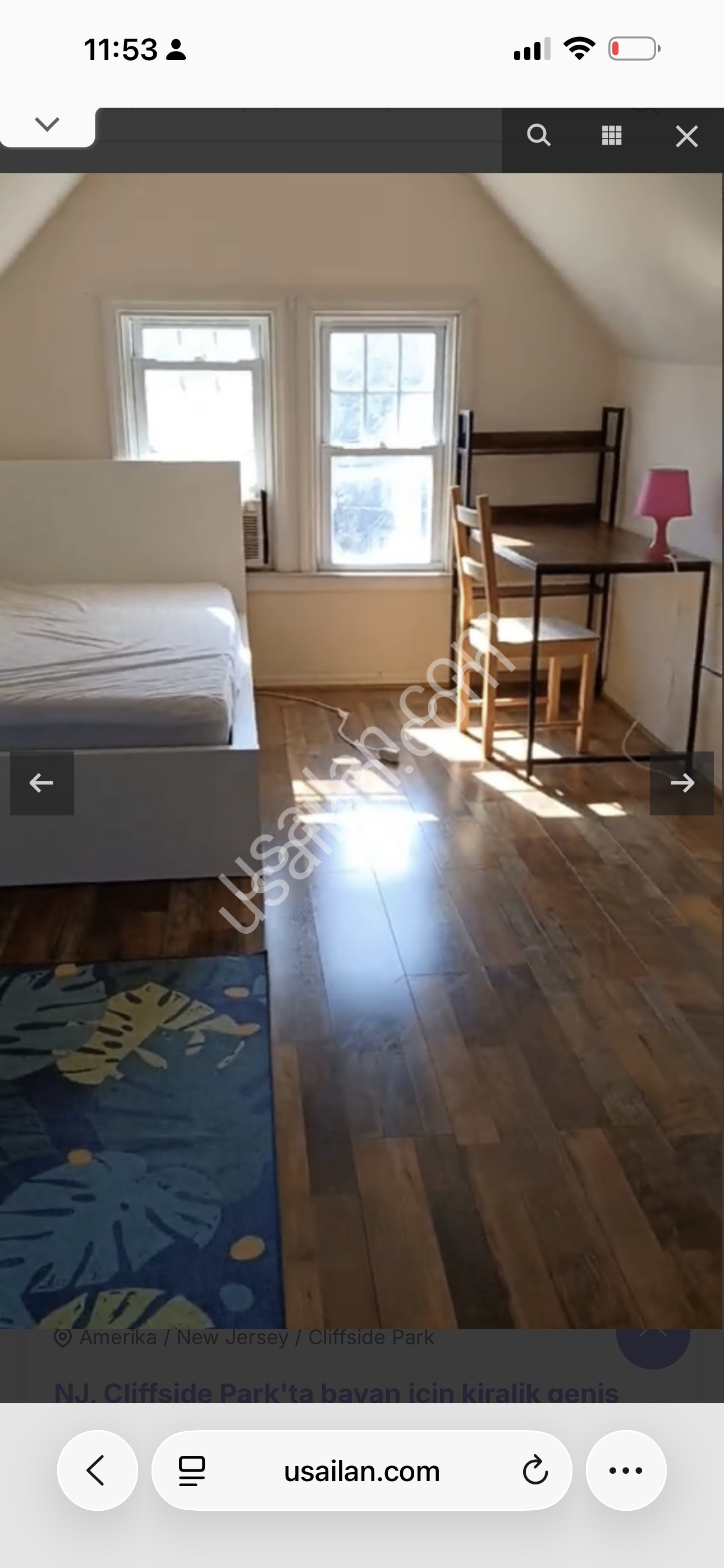 Cliffside Park’ın en güzel ve güvenli bölgelerinden birinde BAYAN icin kiralık oda
