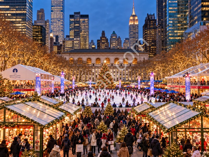 Bryant Park Winter Village at Twilight.png