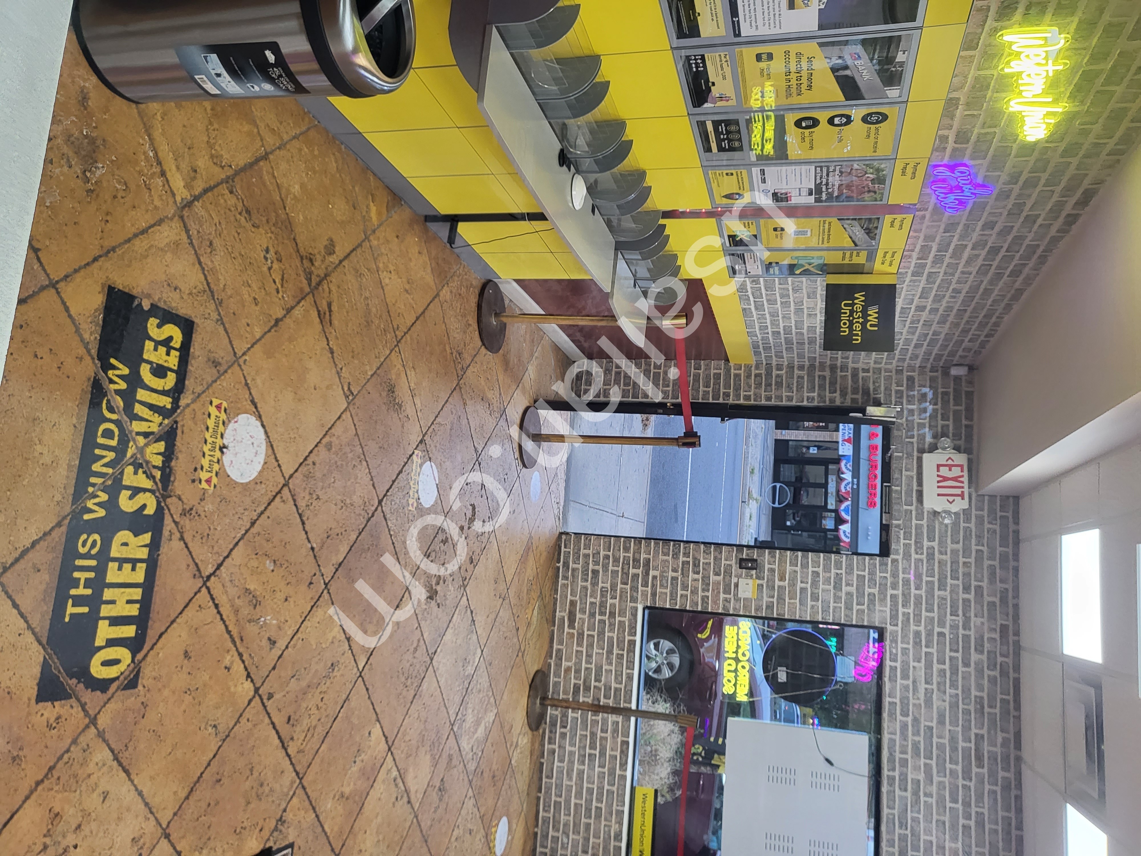 Western Union ofisinde veznedarlık